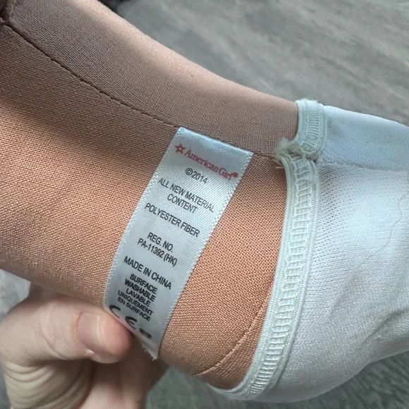 American Girl Doll with Black Hair and White Undergarments - Picture 4 of 4